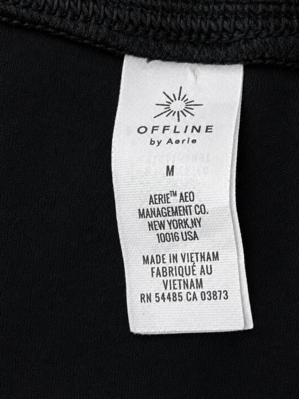 OFFLINE by Aerie OG High Rise Black Leggings Medium 23” Inseam - Picture 5 of 5